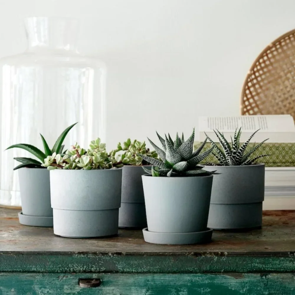 Ikea Nypon Gray Plant Pot